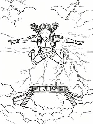 Impressionist Painting - B&W