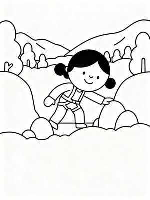 Preschool Simple - B&W