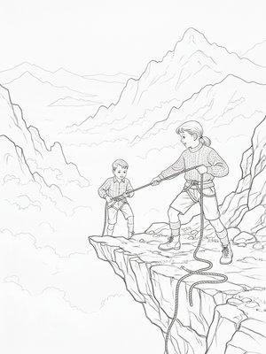 Vintage Storybook - B&W