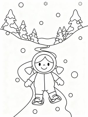 Preschool Simple - B&W