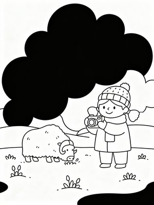 Preschool Simple - B&W