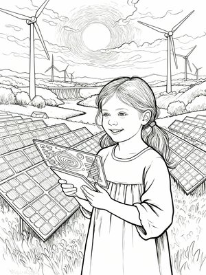 Impressionist Painting - B&W