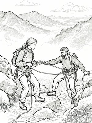 Impressionist Painting - B&W