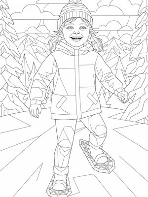 Cubist Painting - B&W