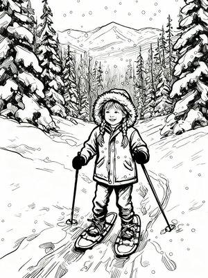 Impressionist Painting - B&W