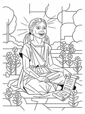 Cubist Painting - B&W