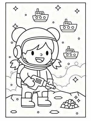 Preschool Simple - B&W