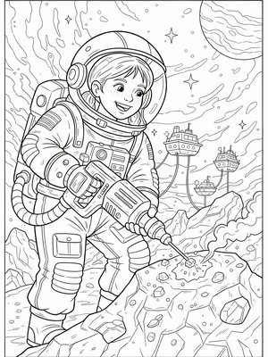 Classic Coloring Book - B&W