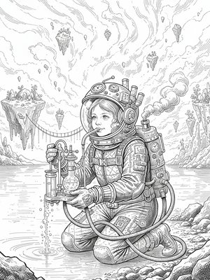 Victorian Illustration - B&W