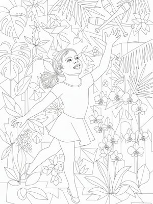 Cubist Painting - B&W