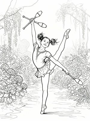 Impressionist Painting - B&W