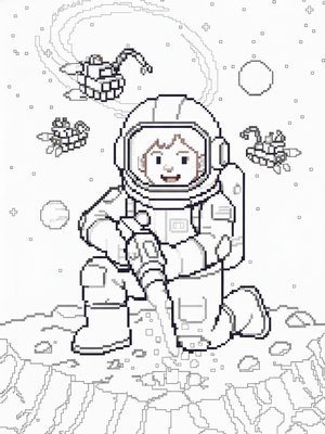 Pixel Art - B&W