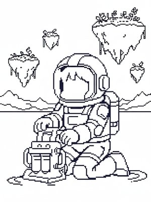 Pixel Art - B&W