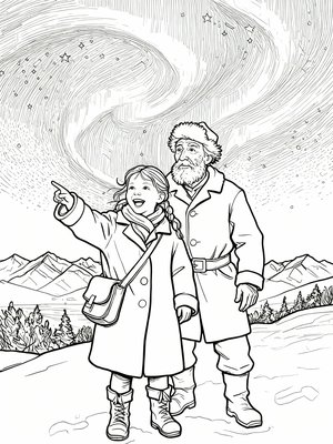 Impressionist Painting - B&W