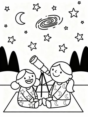 Preschool Simple - B&W