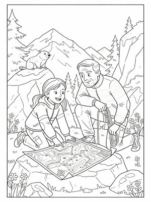 Classic Coloring Book - B&W