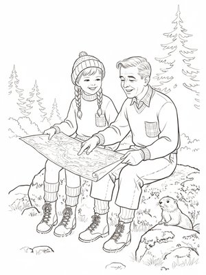 Vintage Storybook - B&W