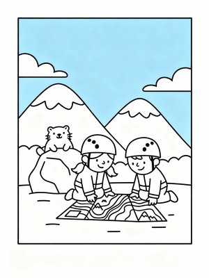 Preschool Simple - B&W