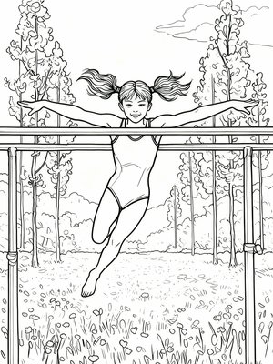 Impressionist Painting - B&W