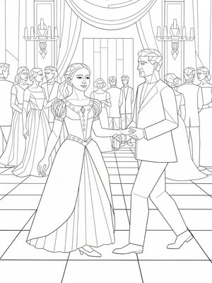 Cubist Painting - B&W