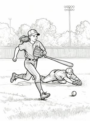 Impressionist Painting - B&W