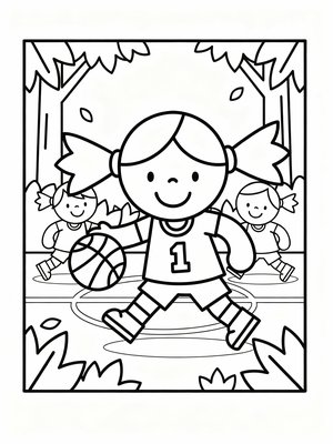 Preschool Simple - B&W