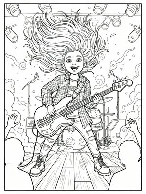 Classic Coloring Book - B&W