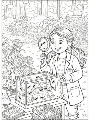 Classic Coloring Book - B&W