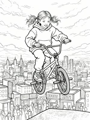 Impressionist Painting - B&W