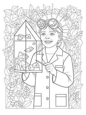 Cubist Painting - B&W