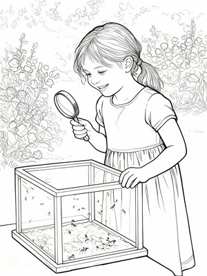 Impressionist Painting - B&W