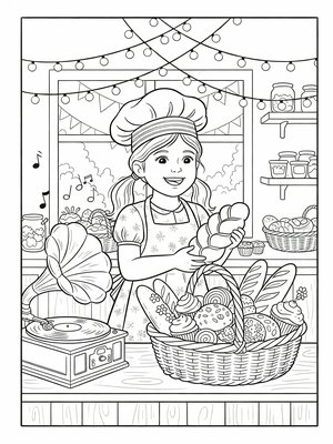 Classic Coloring Book - B&W