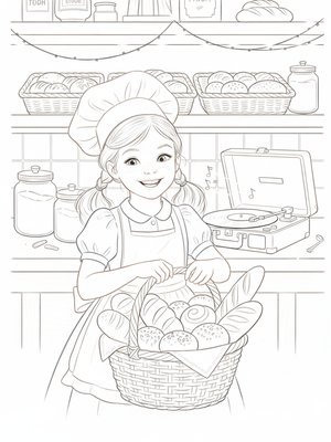 Vintage Storybook - B&W