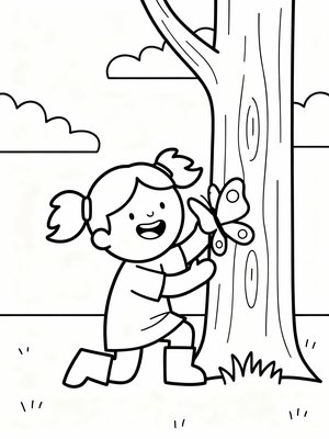 Preschool Simple - B&W