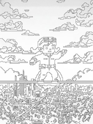 Pixel Art - B&W
