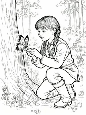 Impressionist Painting - B&W