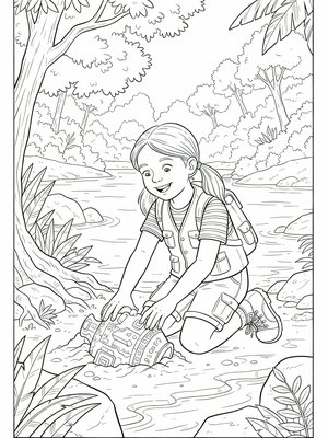 Classic Coloring Book - B&W