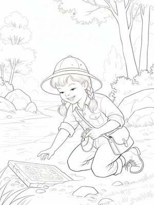 Vintage Storybook - B&W