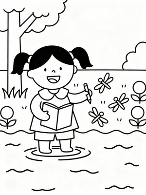 Preschool Simple - B&W