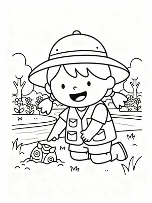 Preschool Simple - B&W