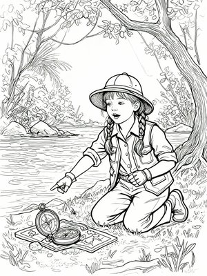 Impressionist Painting - B&W