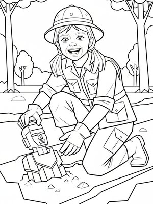 Cubist Painting - B&W