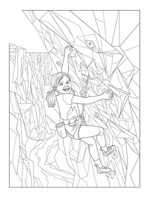 Cubist Painting - B&W