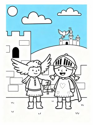 Preschool Simple - B&W