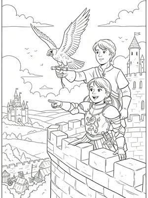 Classic Coloring Book - B&W