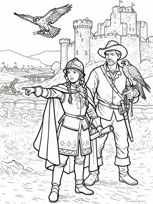 Impressionist Painting - B&W