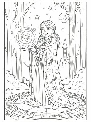 Classic Coloring Book - B&W