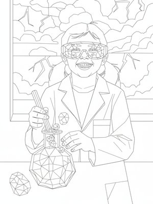 Cubist Painting - B&W