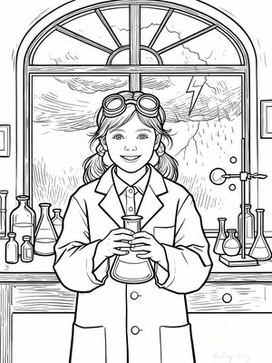 Impressionist Painting - B&W