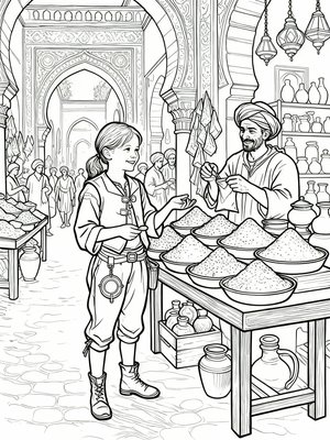 Impressionist Painting - B&W